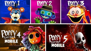 Poppy Playtime 1-2-3-4-5 Mobile Watch All The New Jumpscares In  Full Game (Fnaffredy,Cartoon Cat..)