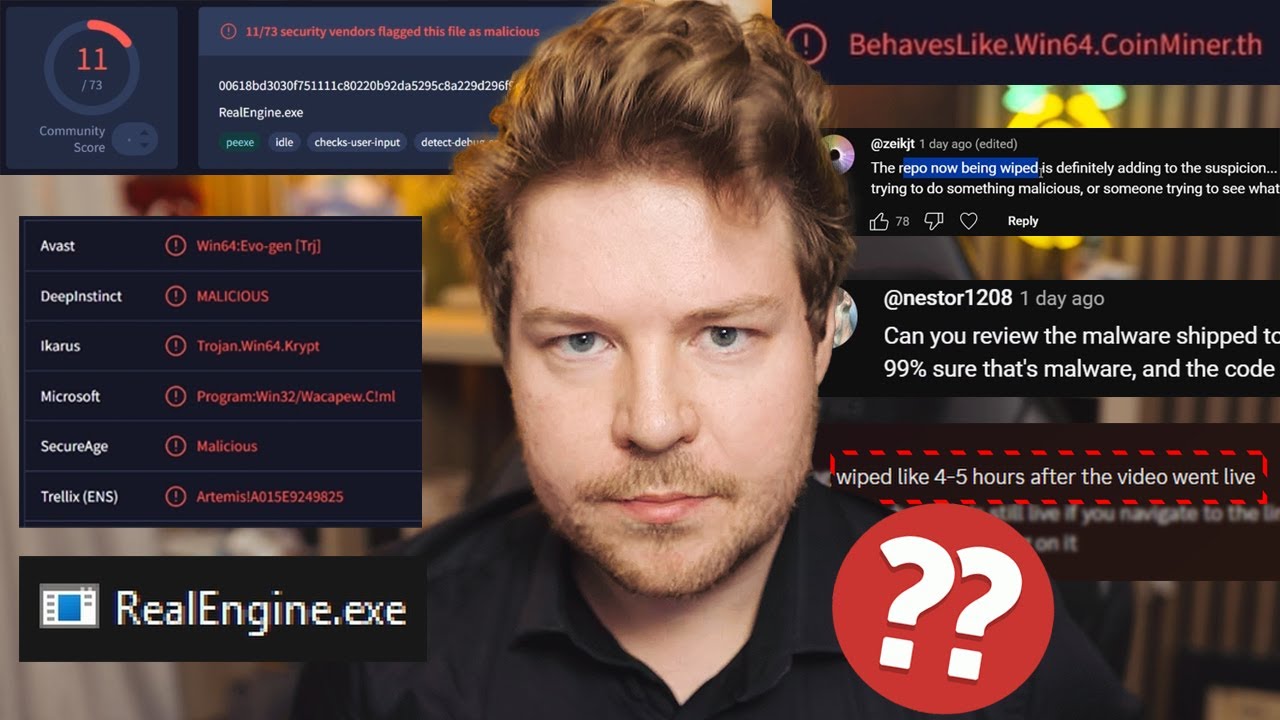 Did someone send me MALWARE to Code Review??