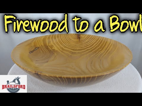 Turning Firewood into a Bowl
