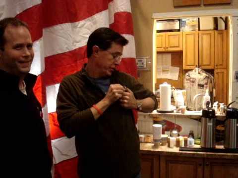 USA Olympic Curling Team at PCC with Colbert