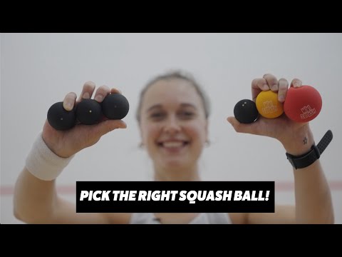 Choose the right squash ball