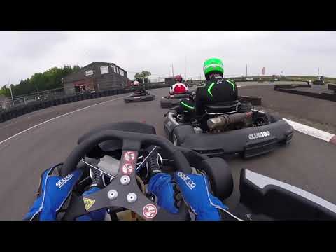 Club 100 2018 Elite Sprints Round 4 Shenington Final Karting Onboard Kart 24