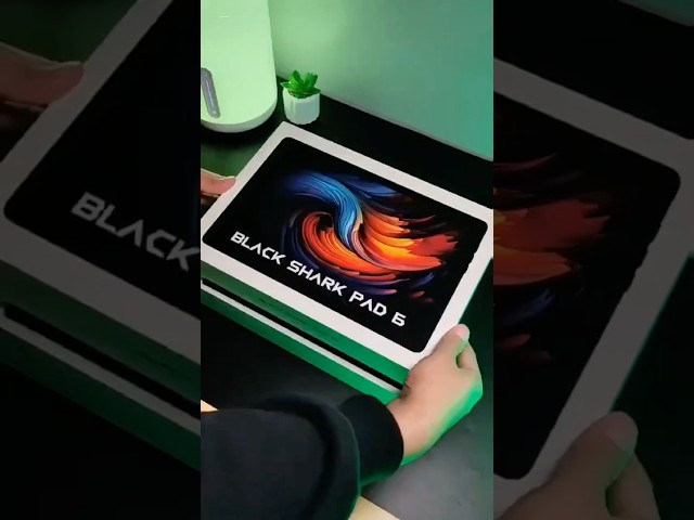 فيديو فتح علبة تابلت بلاك شارك باد 6 Black Shark Pad 6