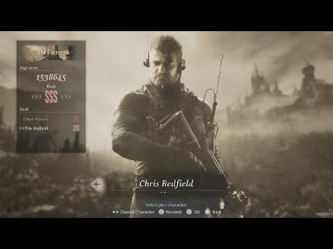 Resident Evil village Chris Redfield SSS rank mercenaries The Factory