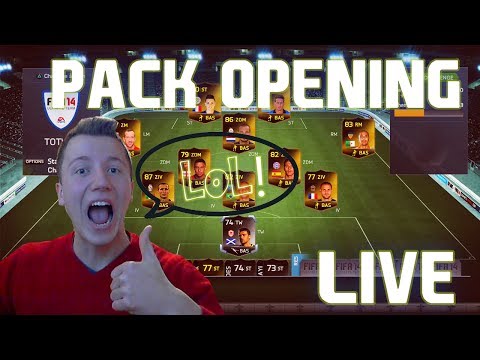 FIFA 14 : Ultimate Team Live Pack Opening #16 [FACECAM] HD