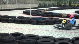 preview picture of video 'gokart  race , Kart Racing , Rzgów / Poland 2010'