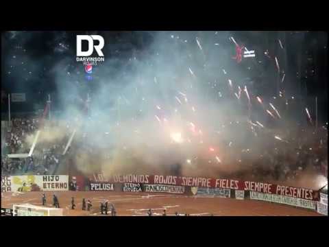 "Final del Torneo Clausura 2019 (Ida) | Caracas FC - Deportivo Táchira" Barra: Los Demonios Rojos &bull; Club: Caracas