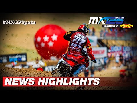 News Highlights | EMX125 Presented by FMF Racing | MXGP of Spain 2022 #MXGP #Motocross