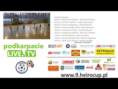 RETRANSMISJA: Heiro Futsal Cup 2016 (sobota, 17 grudnia)