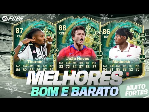 JOGADORES BONS E BARATOS 🔥ELES VÃO MUDAR SEU TIME NO EA FC 26 ULTIMATE TEAM !