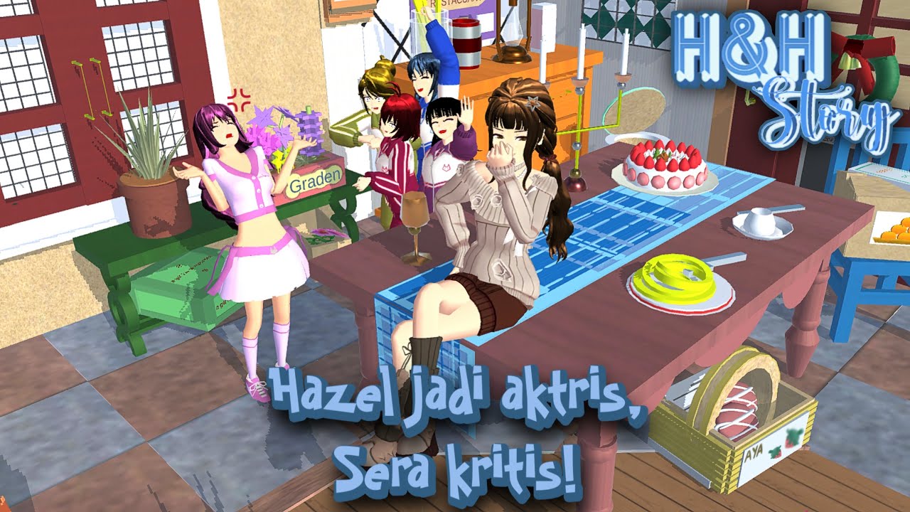H&H Story #40 [Hazel Jadi Aktris, Sera Kritis] || SAKURA SCHOOL SIMULATOR DRAMA 