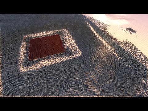 200 MODERN SOLDIERS saving 3000 SPARTANS from 40000 ZOMBIES - Ultimate Epic Battle Simulator