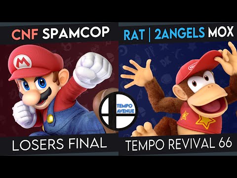 Tempo Revival 66 - SpamCop (Mario) Vs. RAT 2Angels | Mox (Diddy) - Losers Finals - Smash Ultimate