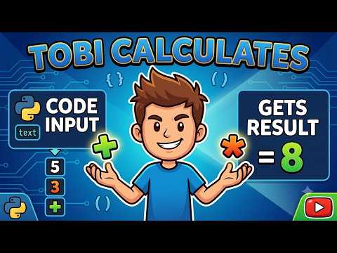 Build a Smart Python Calculator with Tobi! 🤖 (Easy Beginner Tutorial)