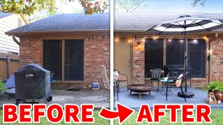 DIY Patio Makeover (anyone can do!)