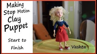 How to make a Stop Motion Clay Puppet: Start to Finish!