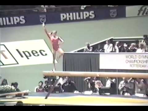 6th T USA Melissa Marlowe Comp BB - 1987 World Gymnastics Championships 9.475