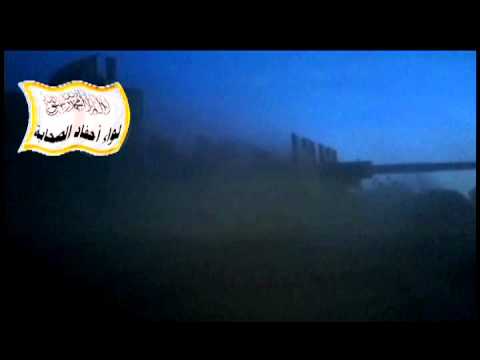 استهداف مقرات النظام في معمل القرميد في ريف إدلب بقذائف المدفع 57 من قبل لواء أحفاد الصحابة