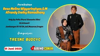 Download lagu LIVE WEDDING RESA & AFRANDY == cs.TRESNO BUDOYO == ALBINO HD mp3
