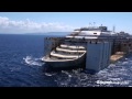 Timelapse of Costa Concordia towed to Genoa for ...