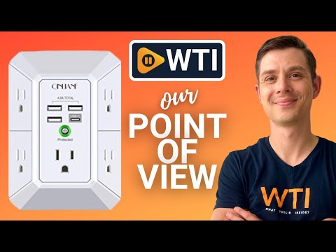 USB Wall Charger Surge Protector QINLIANF 5 Outlet - WTI product video review