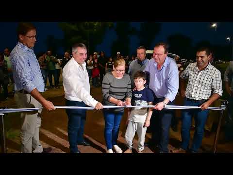 FALERO INAUGURO 245 LUMINARIAS EN GIRA POR CERRO LARGO