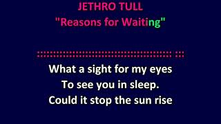 Jethro Tull - Reasons for Waiting
