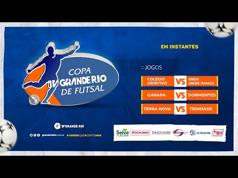 Jogos desta sexta-feira (14) da Copa tv grande rio de futsal - 14.04.2023