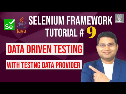 Selenium Framework Tutorial 9 Data Driven Testing with TestNG DataProvider