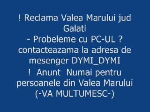 reclama valea marului