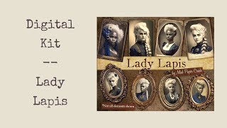 Get Creative with Lady Lapis! New Digital Kit from Mad Paper Crush