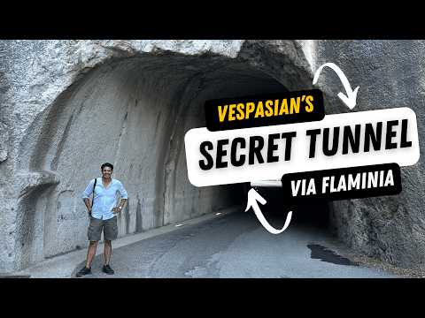 Vespasian's Hidden Tunnel Along The Via Flaminia