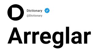 Arreglar Significado En Inglés
