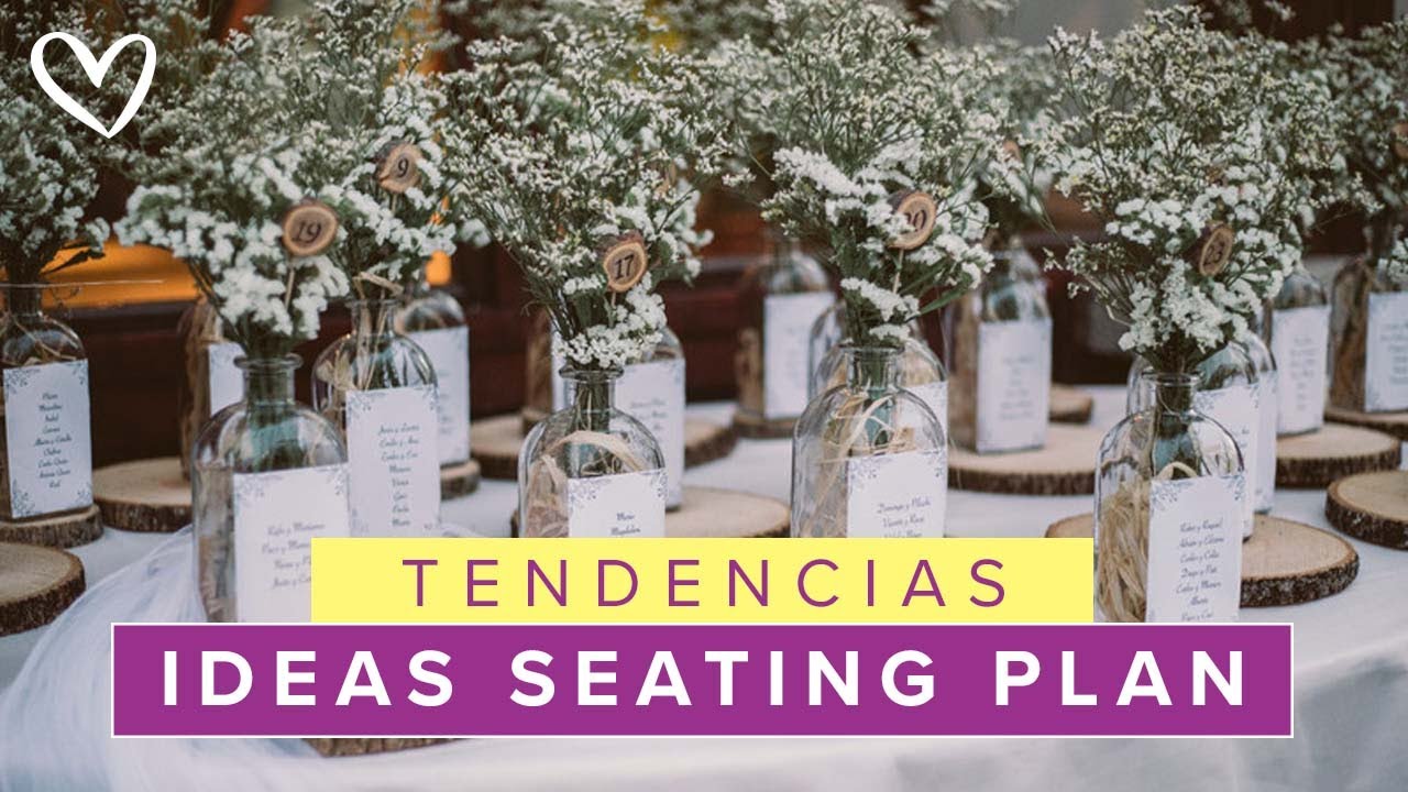 Ideas originales para el SEATING PLAN
