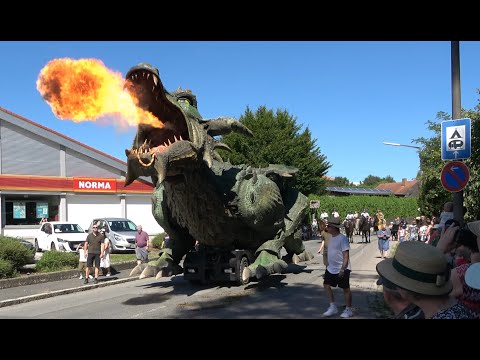 Further Drachenstich Umzug - Kamera wie Bisher | Inklusive dem Drachen beim Feuer speihen.