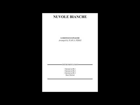 Nuvole Bianche - Clarinet Quartet (arr. Juan A. Pérez)