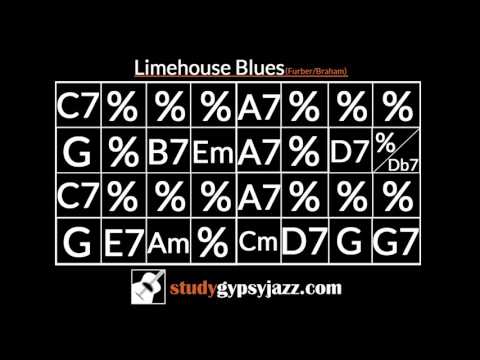 Gypsy Jazz Backing Track / Play Along - Limehouse Blues