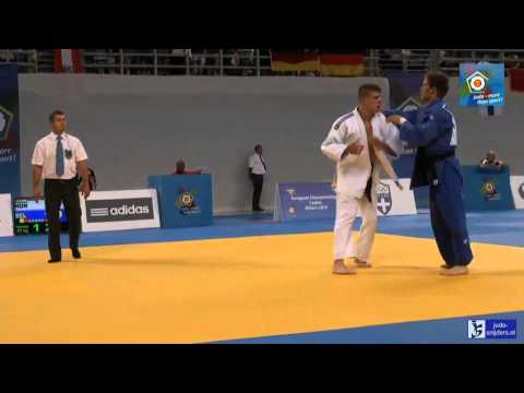 Judo 2014 European Championships Cadets: Berenyi (HUN) - Casse (BEL) [-81kg] rep