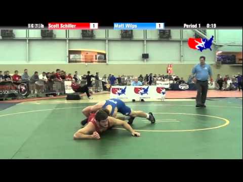 University Nat`ls FS  96 kg: Scott Schiller vs. Matt Wilps