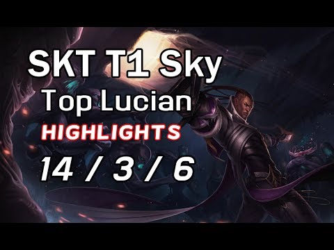 SKT T1 Sky Top Lucian 14/3/6 VS Jarvan IV | Highlights