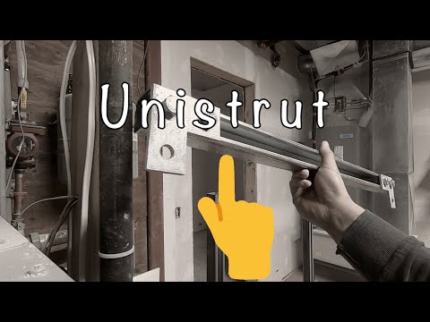 Hvac: How Unistrut works | DIY Unistrut stand