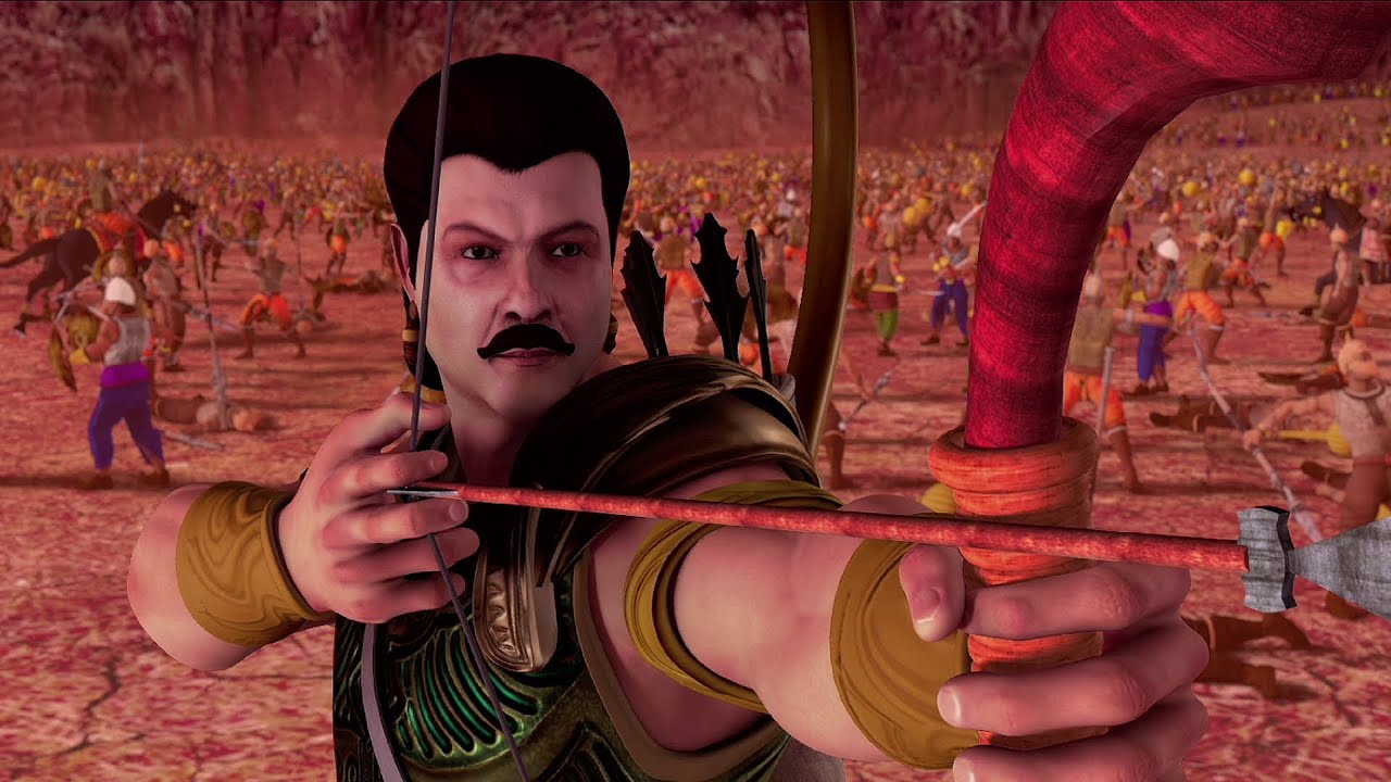 Yeh Hai Mahabharat Ki Kahani Lyrics  | Mahabharat | Amitabh Bachchan, Madhuri Dixit | Rajendra Shiv