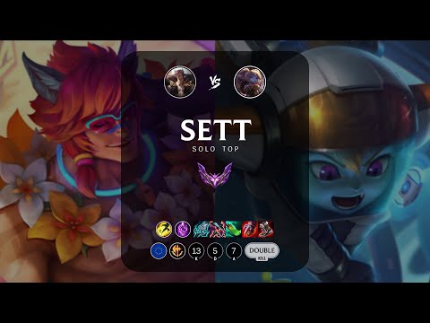 Sett Top vs Poppy - EUW Master Patch 13.20