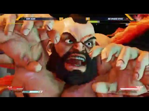 SF5 - NCR 2016 - RB Snake Eyez (ZANGIEF) Vs RZR Xian (F.A.N.G) - Top 16