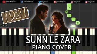 Sun Le Zara Song 1921 | Piano Cover Chords Instrumental By Ganesh Kini