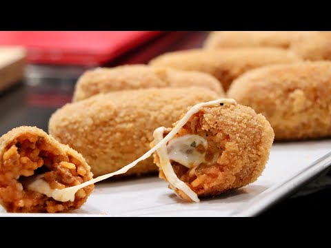 Supplí di carne filanti alla romana - supplí al telefono - ricetta facile perfetta