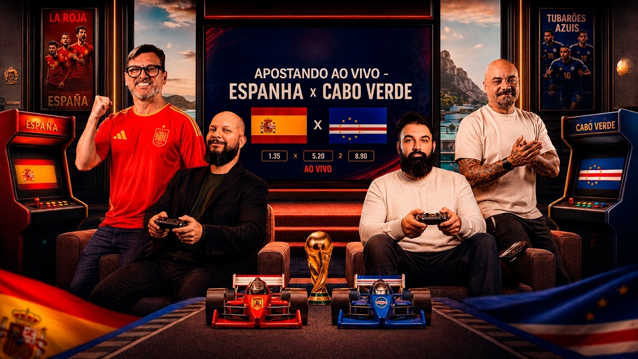 AO VIVO | ESPANHA x CABO VERDE | Análise, Palpites e Odds Copa 2026 - APOSTANDO AO VIVO - 15/06/26