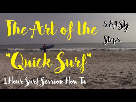 How to Surf Florida Waves, Episode 3, The Essential Skill and Art of the "Quick Surf"