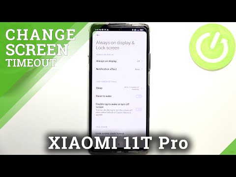 How to Change Screen Timeout in XIAOMI 11T Pro - Display Settings
