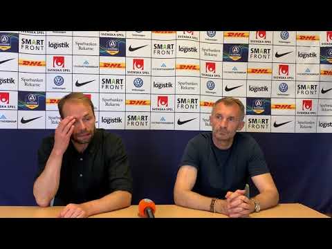 Presskonferensen efter AFC - BKH